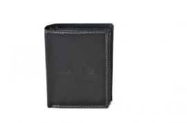  Pánská peněženka z broušené kůže WILD 982 černá