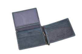 Celokožená pánská peněženka / dolarovka BHPC Tucson BH-398-05 modrá Beverly Hills E-batoh
