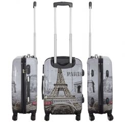 Cestovní kufry sada PARIS II L,M,S MONOPOL E-batoh