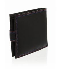 Černá pánská kožená peněženka se zápinkou v krabičce GROSSO E-batoh