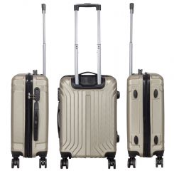 Cestovní kufr PALMA CHAMPAGNE BRIGHT velký L MONOPOL E-batoh