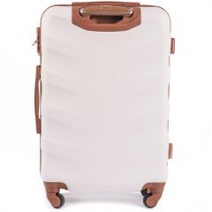 Cestovní kufr WINGS 402 ABS DIRTY WHITE střední M E-batoh