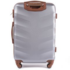 Cestovní kufr WINGS 402 ABS SILVER střední M E-batoh