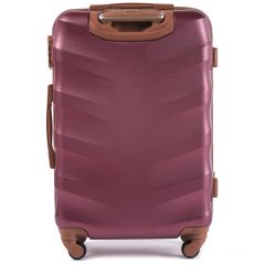 Cestovní kufr WINGS 402 ABS WINE RED střední M E-batoh