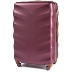 Cestovní kufr WINGS 402 ABS WINE RED velky L
