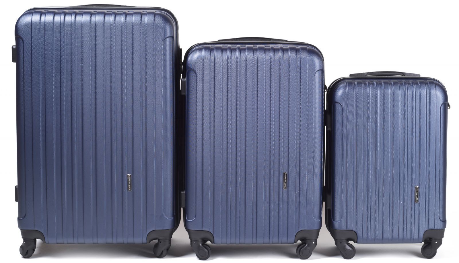 Cestovní kufry sada WINGS 2011 ABS BLUE L,M,S