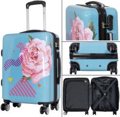 Cestovní polykarbonátový kufr RŮŽE VELKÝ L MONOPOL E-batoh