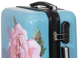 Cestovní polykarbonátový kufr RŮŽE malý S MONOPOL E-batoh
