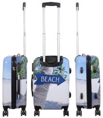 Cestovní polykarbonátový kufr BEACH malý S MONOPOL E-batoh