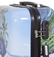 Cestovní polykarbonátový kufr BEACH malý S MONOPOL E-batoh