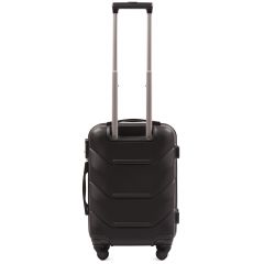 Cestovní kufr WINGS 147 ABS BLACK malý S E-batoh
