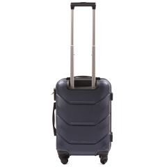 Cestovní kufr WINGS 147 ABS BLUE malý S E-batoh