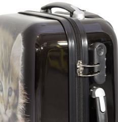 Cestovní kufr KOČKY střední M MONOPOL E-batoh