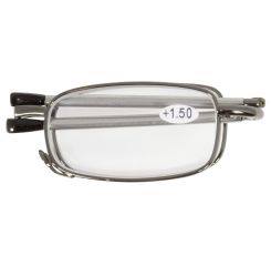 SKLÁDACÍ dioptrické brýle MINI 62-64 SILVER +2,50