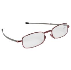 SKLÁDACÍ dioptrické brýle MINI 62-64 RED +3,00 E-batoh