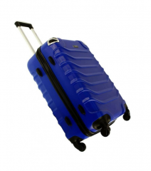 Cestovní kufr RGL 730 ABS SILVER malý S E-batoh