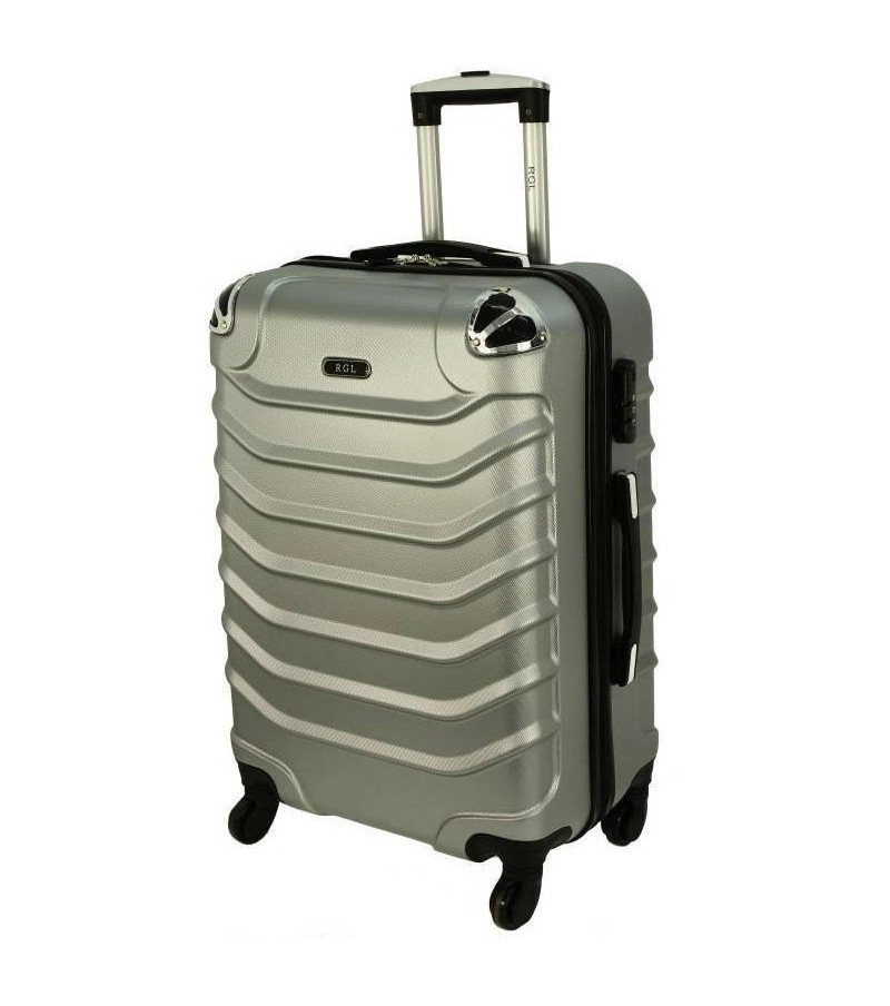 Cestovní kufr RGL 730 ABS SILVER střední M