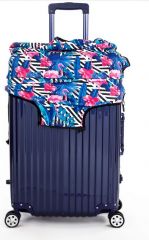 Obal na kufr Plameňák růžový malý S E-batoh