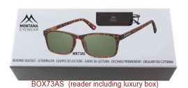 Dioptrické brýle BOX73AS +1,00 ZATMAVENÉ ČOČKY MONTANA EYEWEAR E-batoh