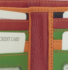 Peněženka Carraro Multicolour 833-MU-02 červená E-batoh