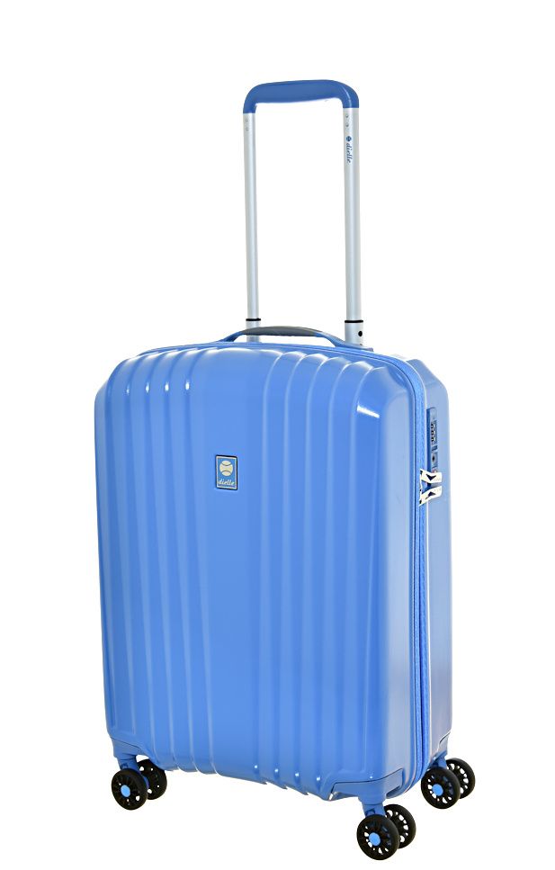 Cestovní kufr Dielle 4W S modrý