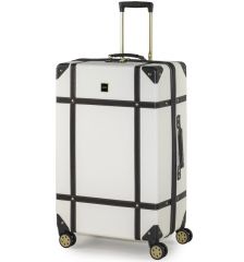 Cestovní kufr ROCK TR-0193/3-L ABS - krémová