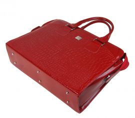 PUNCE LC-01 červená dámská kabelka pro notebook do 15.6 palce E-batoh