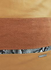 Velká hnědá dámská kabelka s lanovými uchy 4543-BB TESSRA E-batoh