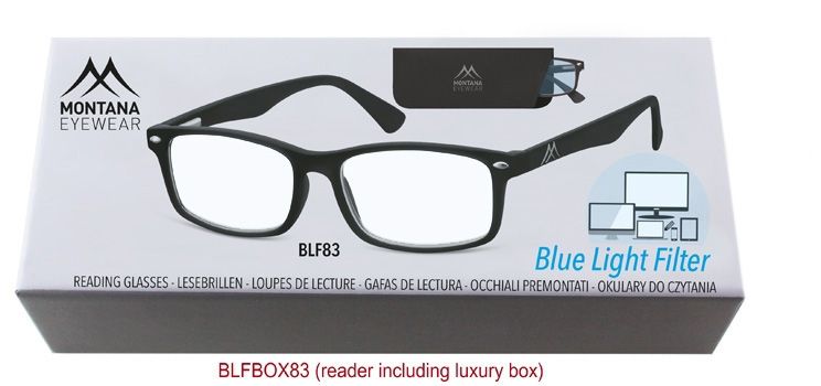 Brýle na počítač BLF BOX 83 s dioptrií +2,00