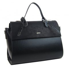 Stylová dámská kabelka S754 černá GROSSO E-batoh