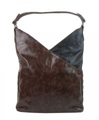 Moderní dámská kabelka přes rameno 5140-BB kávově hnědá BELLA BELLY E-batoh