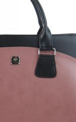 PUNCE LC-01 starorůžová matná dámská kabelka pro notebook do 15.6 palce E-batoh