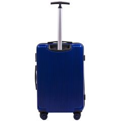 Cestovní kufr WINGS ABS POLIPROPYLEN BLUE střední M TSA E-batoh