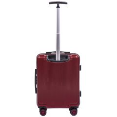 Cestovní kufr WINGS ABS POLIPROPYLEN VINE RED malý S E-batoh