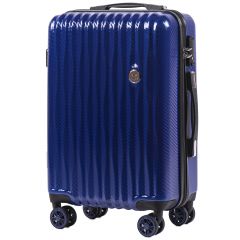 Cestovní kufr WINGS ABS POLIPROPYLEN DARK BLUE malý S
