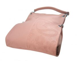 Velká libovolně nositelná dámská kabelka 5381-BB růžová BELLA BELLY E-batoh