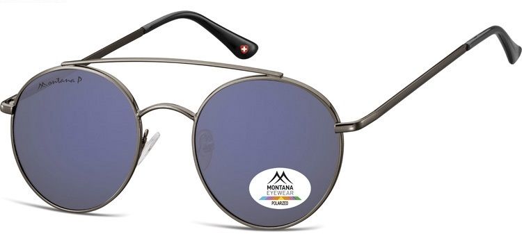 Polarizační brýle MONTANA MP84 grey blue lenses (Flat lenses) Cat.3 + pouzdro