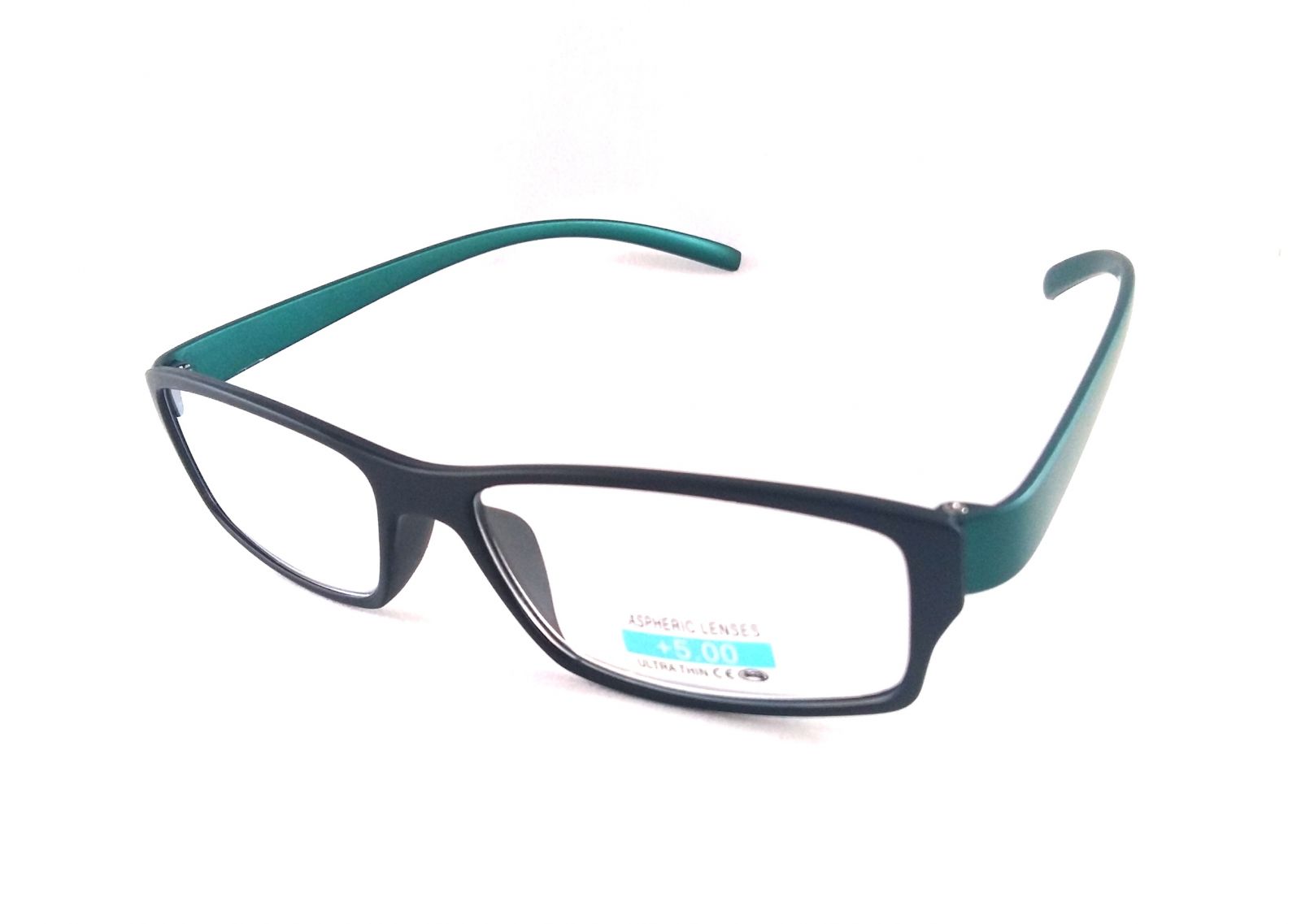 Dioptrické brýle P2.03/ +4,00 zelená nožička