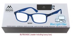 Brýle na počítač BLF BOX 83C BLUE +1.00 MONTANA EYEWEAR E-batoh