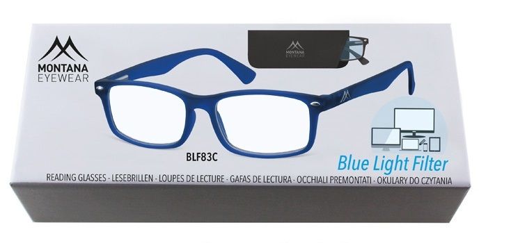 Brýle na počítač BLF BOX 83C BLUE +2.00