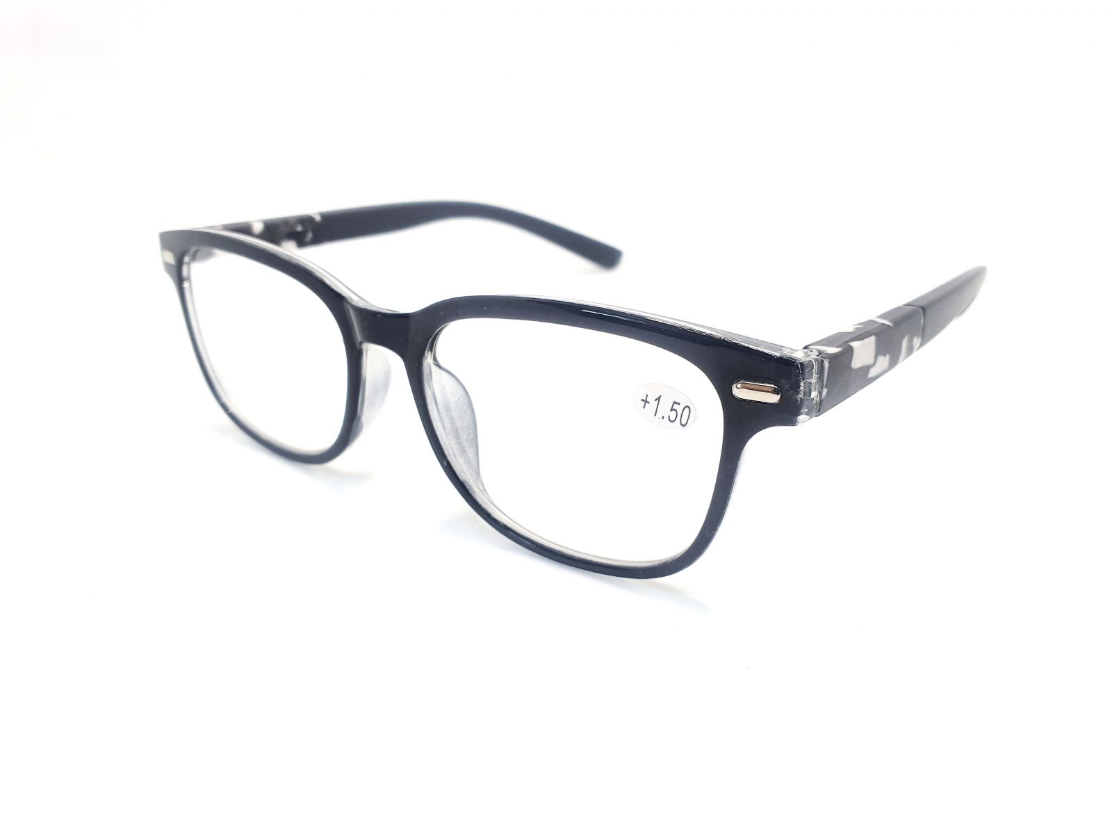 Dioptrické brýle Y18186 / +2,00 s pérováním šedý