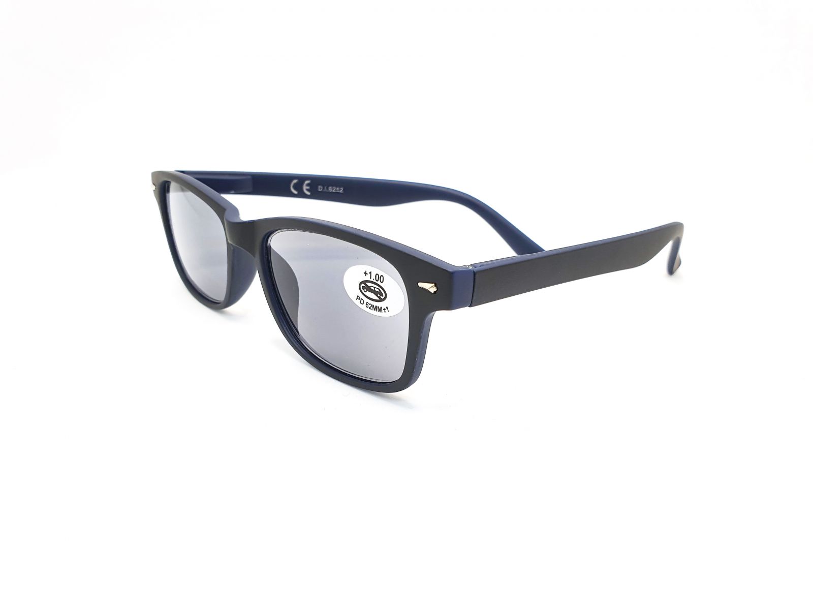 Dioptrické brýle SV2123/ +3,50 s flexem black-blue zatmavené