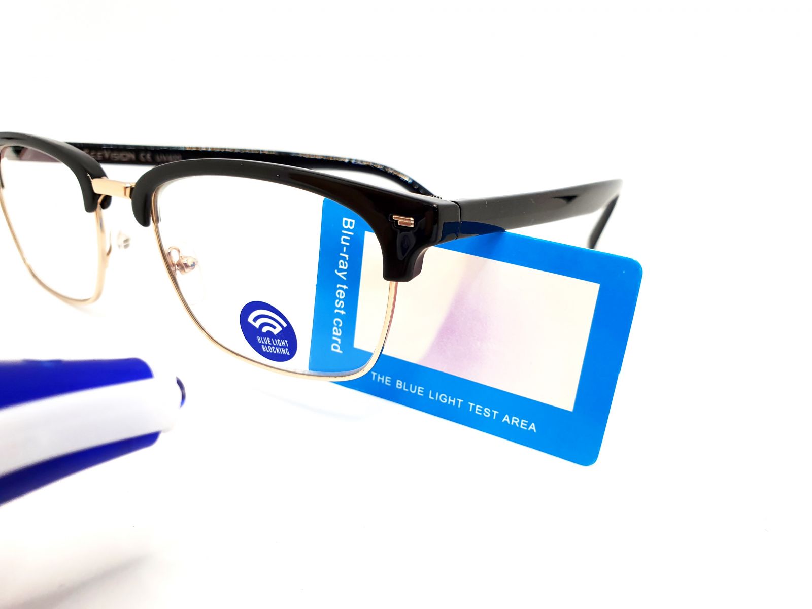 Brýle na počítač BOX LG0805+tester proti modrému světlu SeeVision E-batoh
