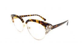 Brýle na okrasu či ochranu s UV 400 brown