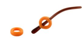 Protiskluzové silikonové nástavce (fixator) na brýle 2ks orange