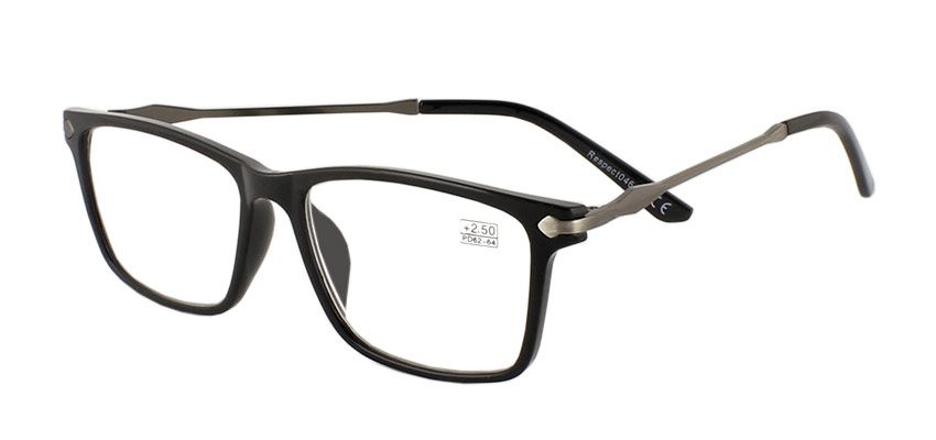 Dioptrické brýle Respect 046/ +1,50 BLACK E-batoh