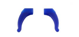 Protiskluzové silikonové nástavce (fixator) na brýle 2ks modré