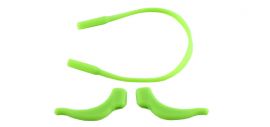 Protiskluzové silikonové nástavce na brýle zelené