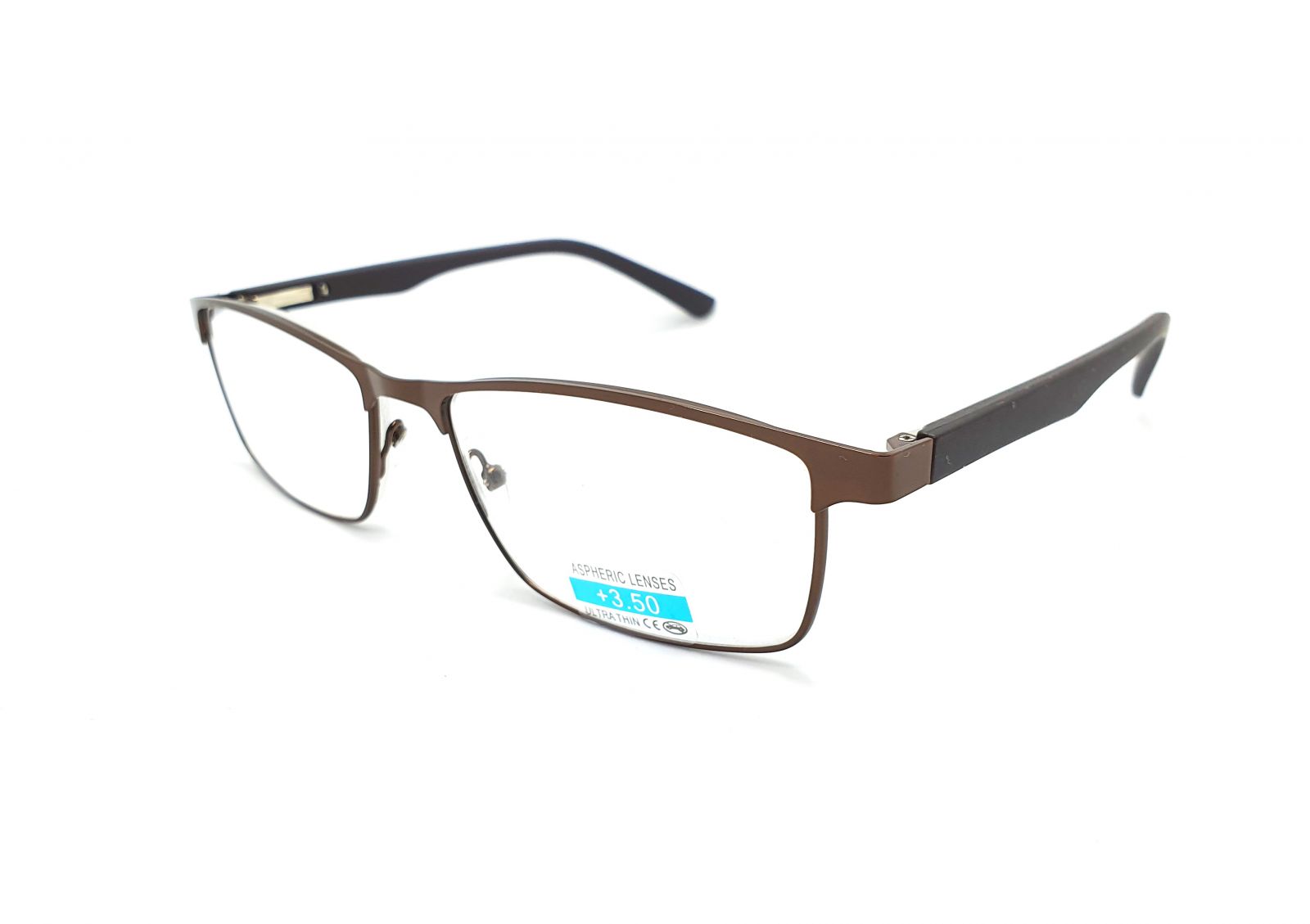 Dioptrické brýle M1.04 / +3,50 s flexem brown