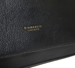 DIANA & CO Dámská aktovková taška crossbody i do ruky šedá E-batoh